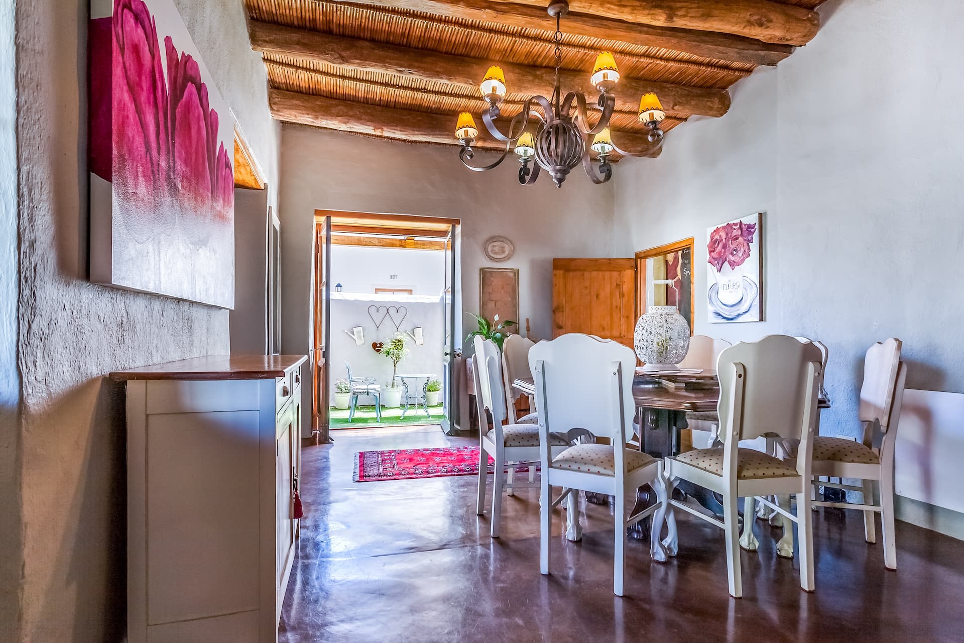 Casa decorada estilo country chic
